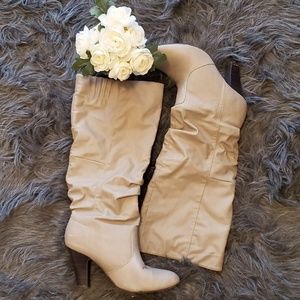 Charlotte Russe Knee High Boots (Fits Wide Calves)